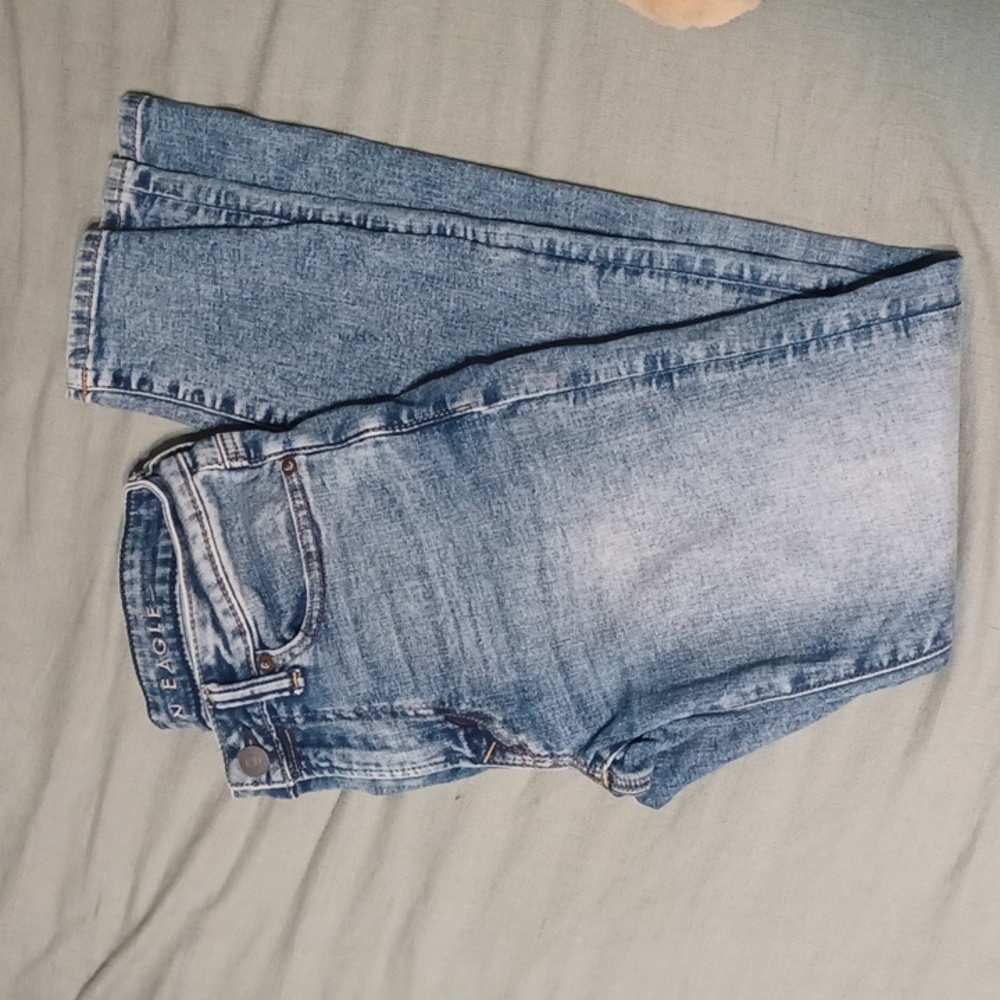 American eagle womens skinny jeans sz 29x32 strech basic school gorh clasic retr
